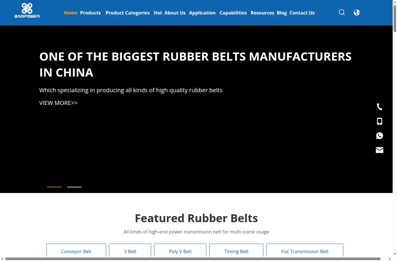 baopower.com homepage screenshot