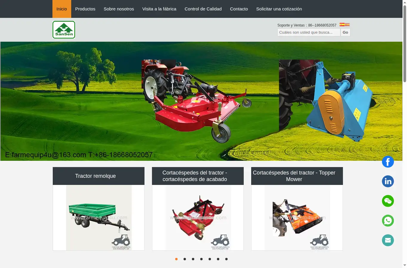 farmequip4u.com homepage screenshot