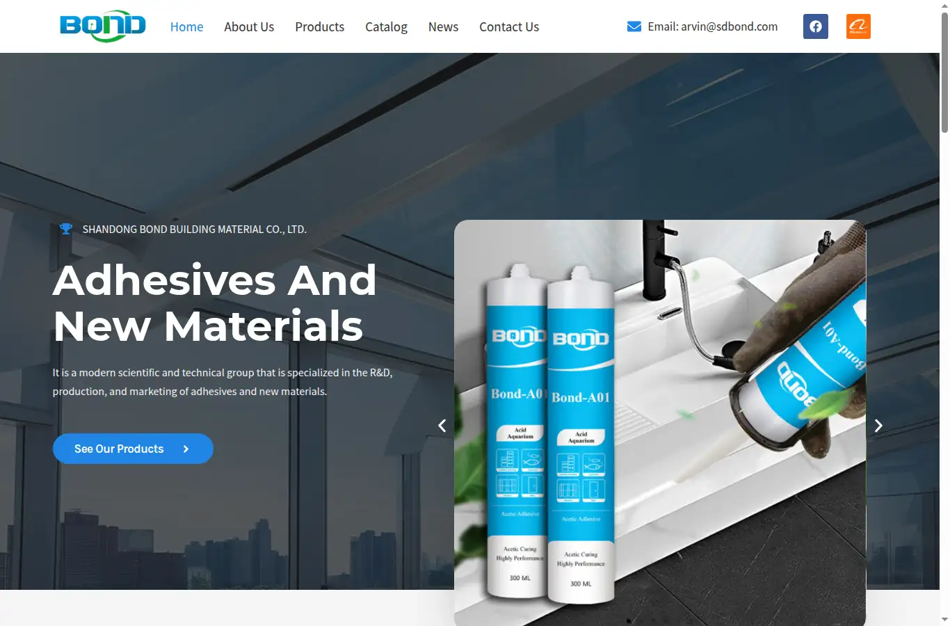 sdbond.com homepage screenshot