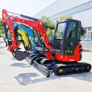 3.5 ton attachments micro excavator machine