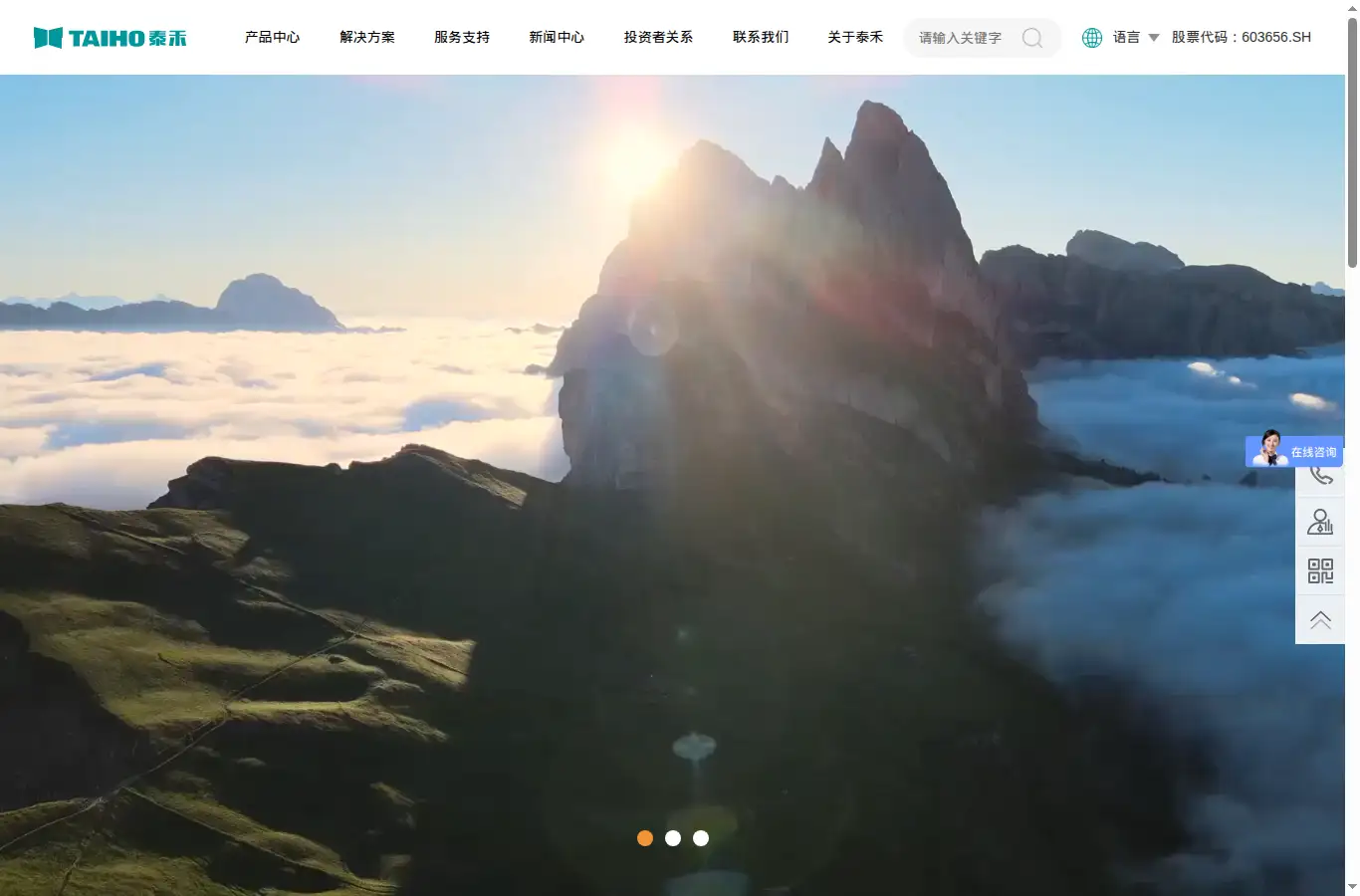 chinataiho.com homepage screenshot