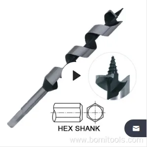 hcs Customized Factory Hex Shank Auger Drill Bit