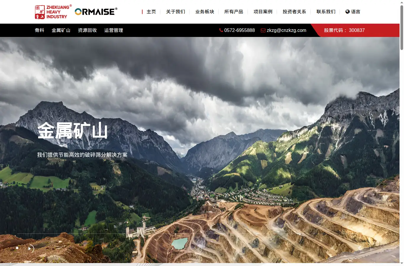 cnzkzg.com homepage screenshot