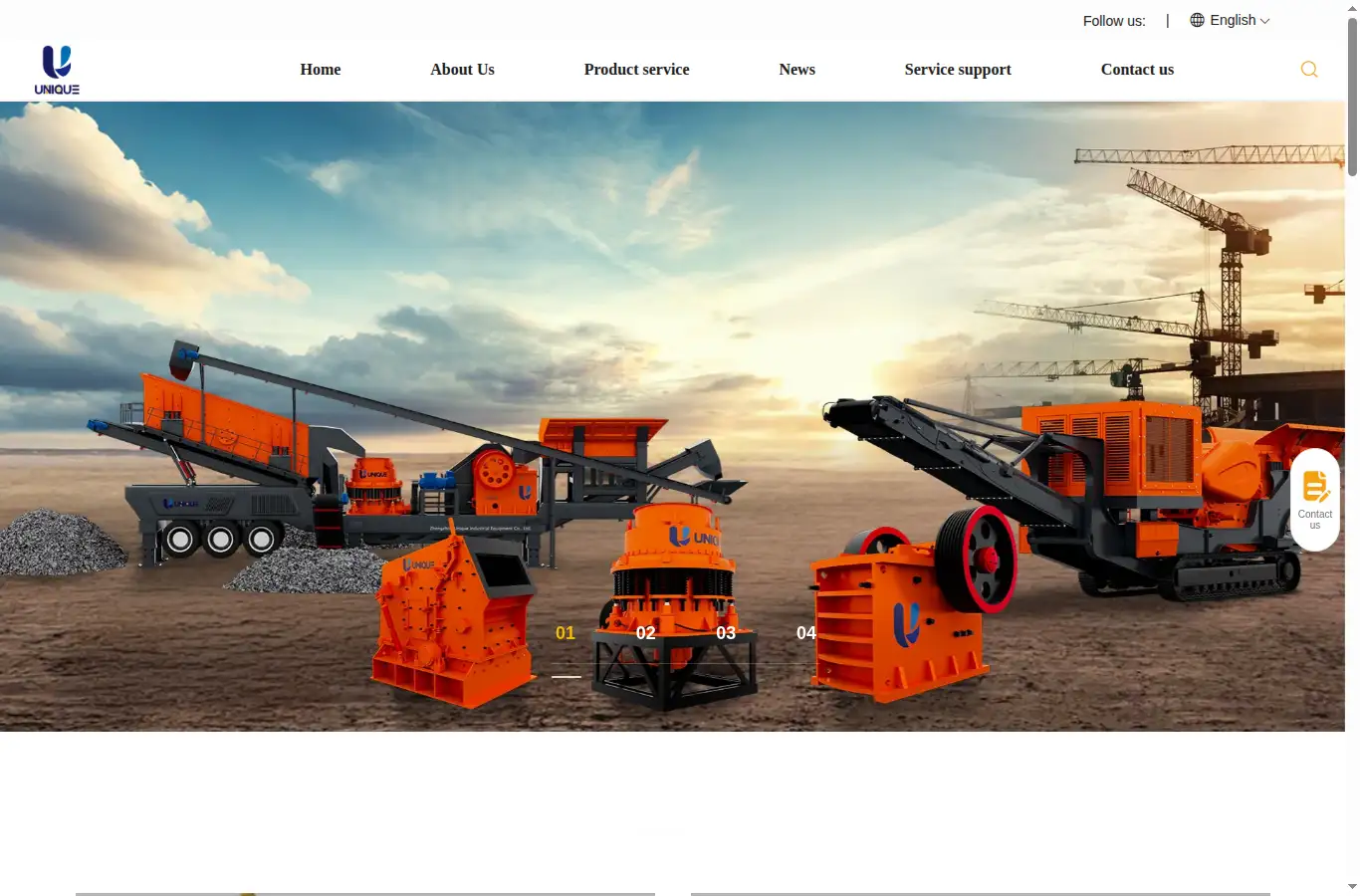 zzmachinery.com homepage screenshot
