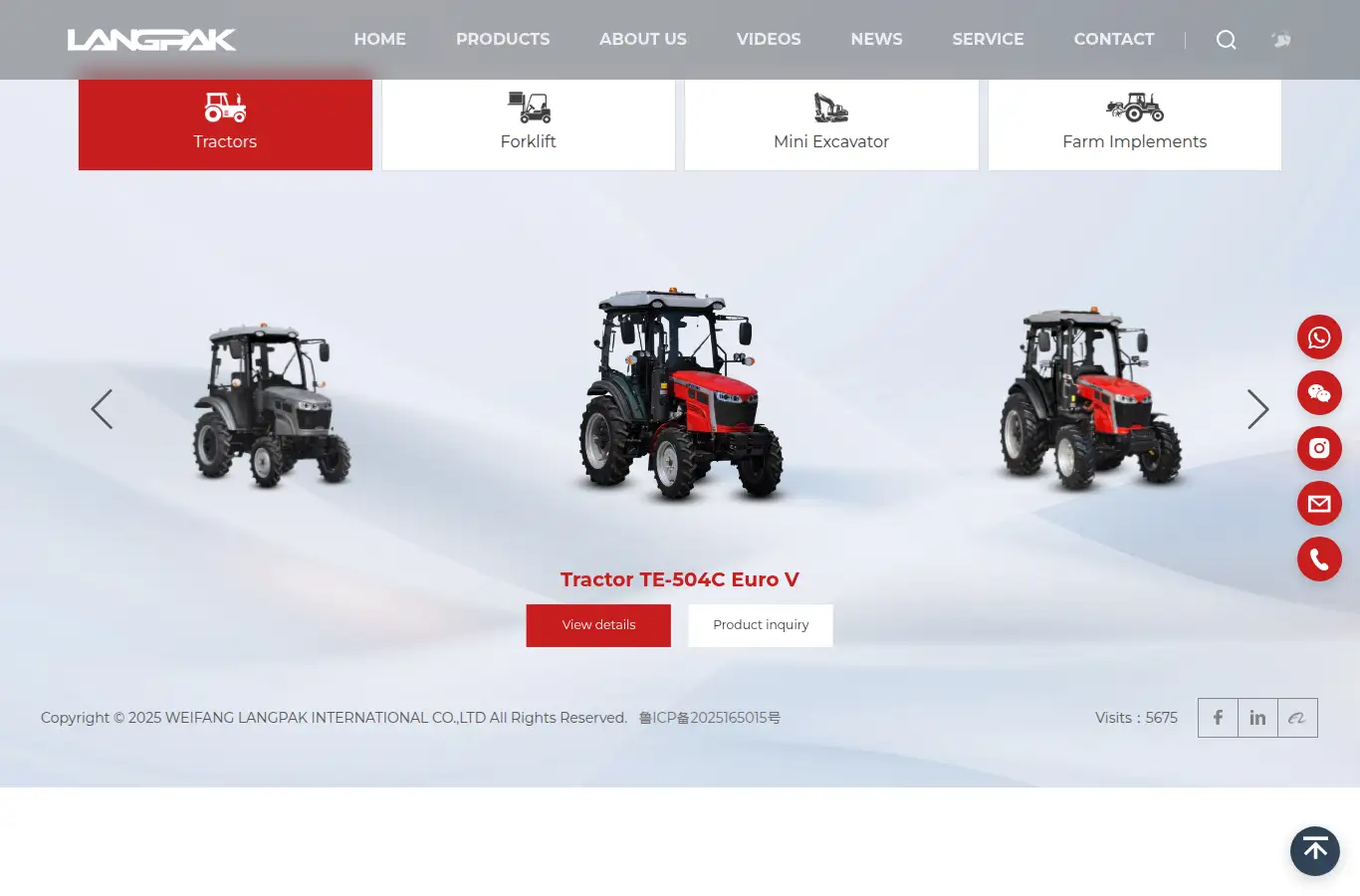 langpak.com homepage screenshot
