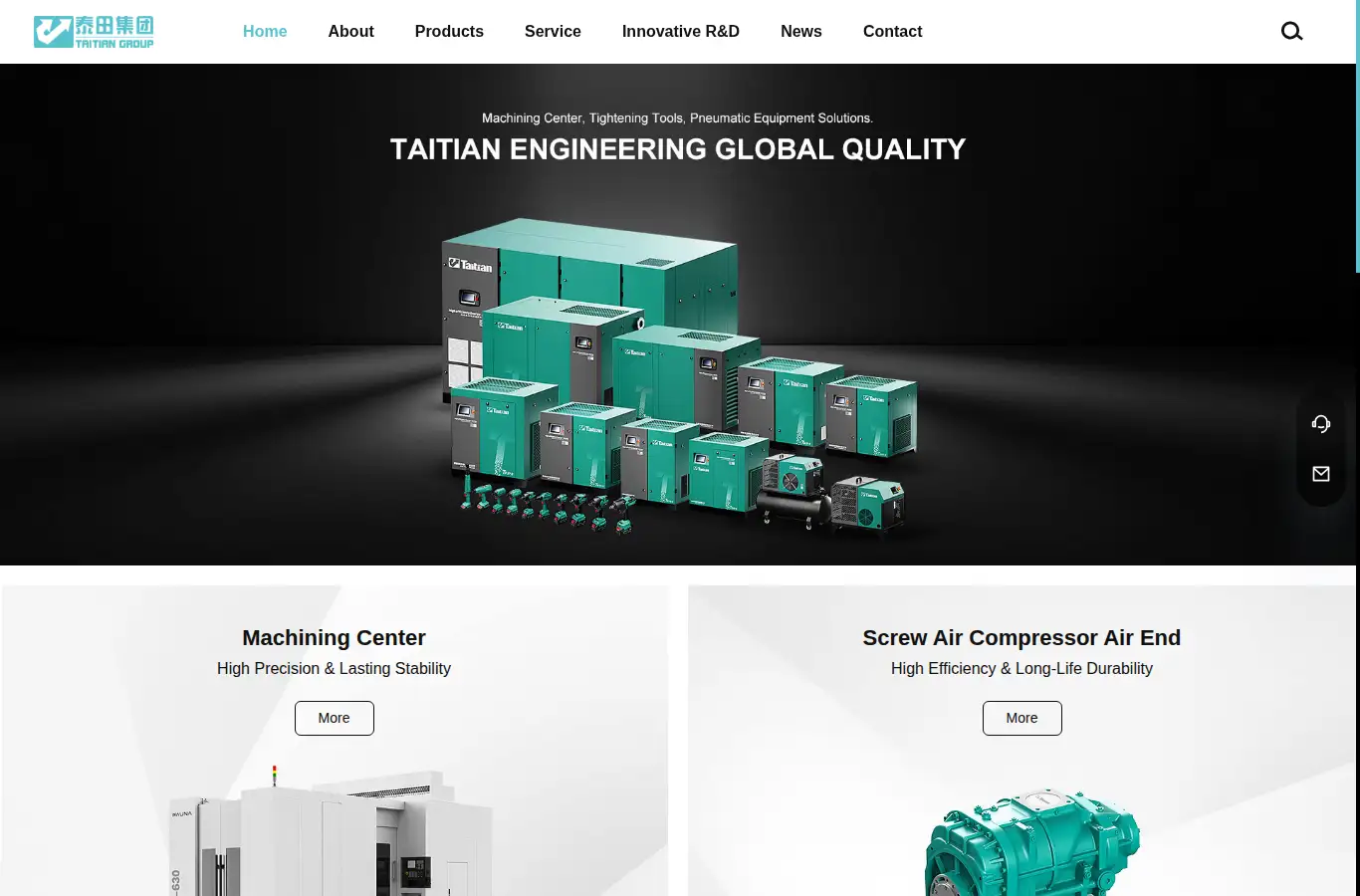 chinataitian.com homepage screenshot