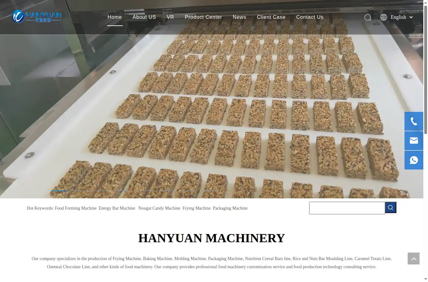 hanyuancorp.com homepage screenshot