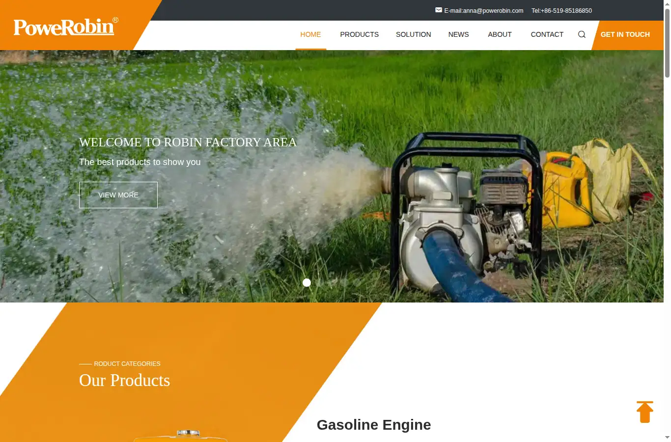powerobin.com homepage screenshot