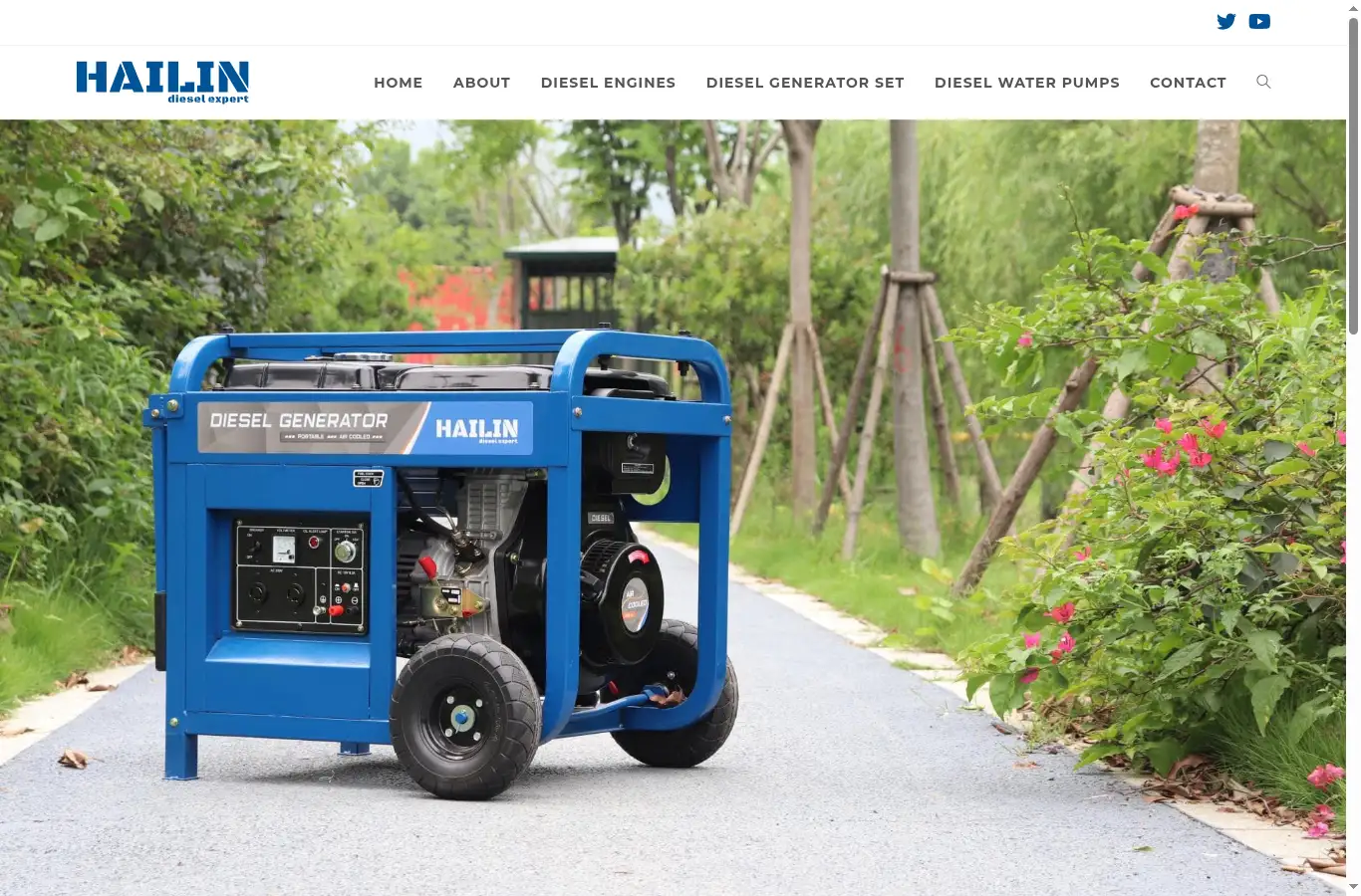 chinahailin.com homepage screenshot