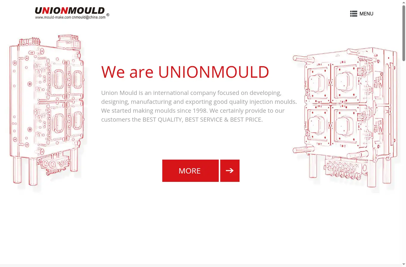 unionplastix.com homepage screenshot