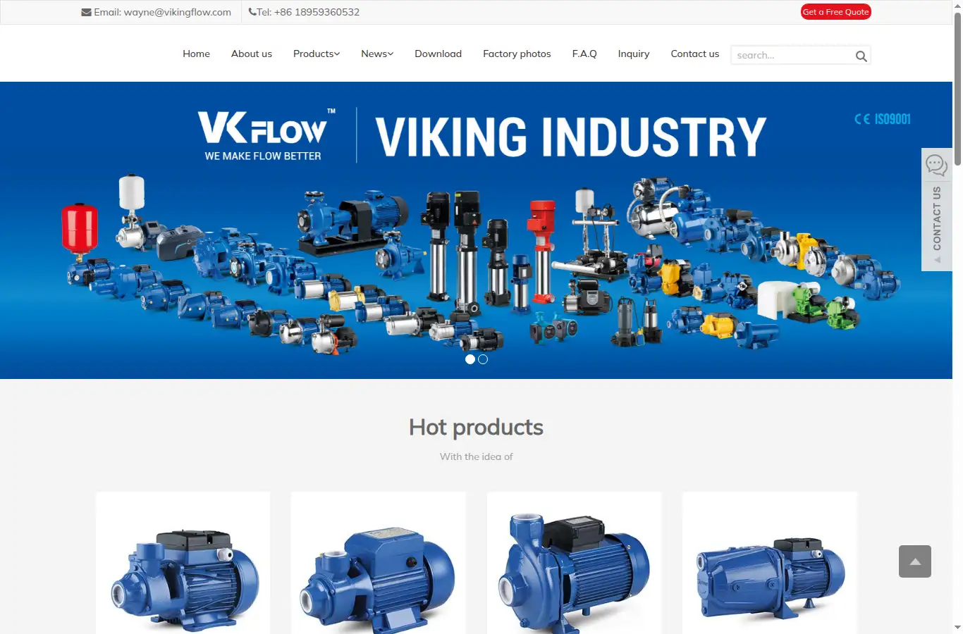 vikingflow.com homepage screenshot