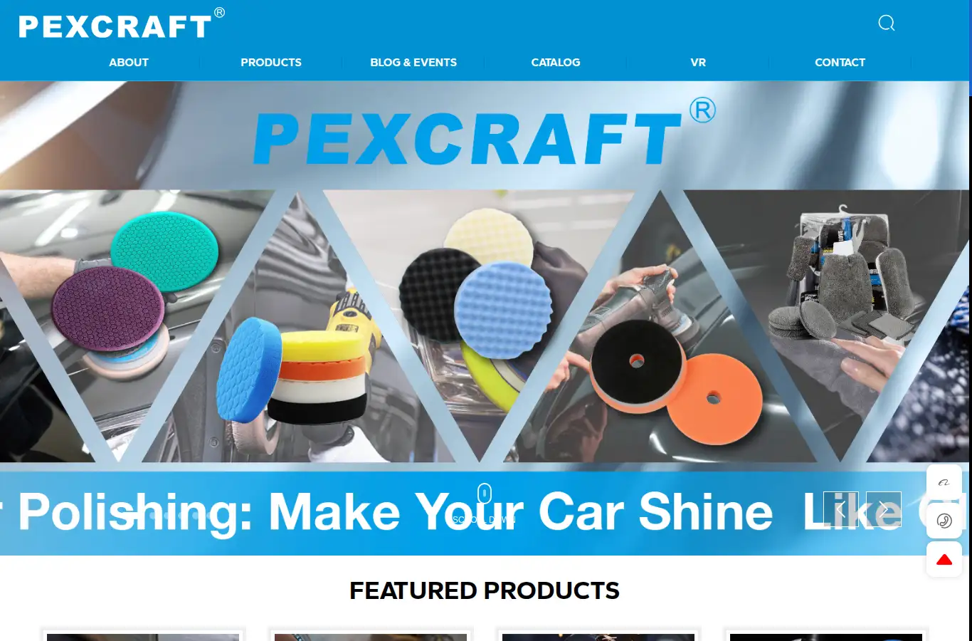 pexcraft.com homepage screenshot
