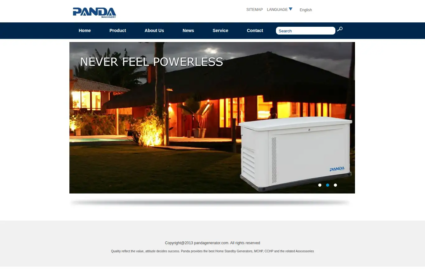 pandagenerator.com homepage screenshot