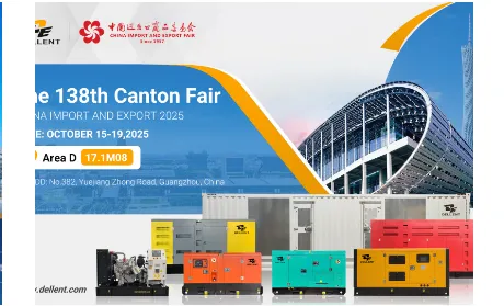 DELLENT diesel generator manufacturer to exhibit reliable power solutions at the 138th Canton Fair 2025, Booth 17.1 M08,