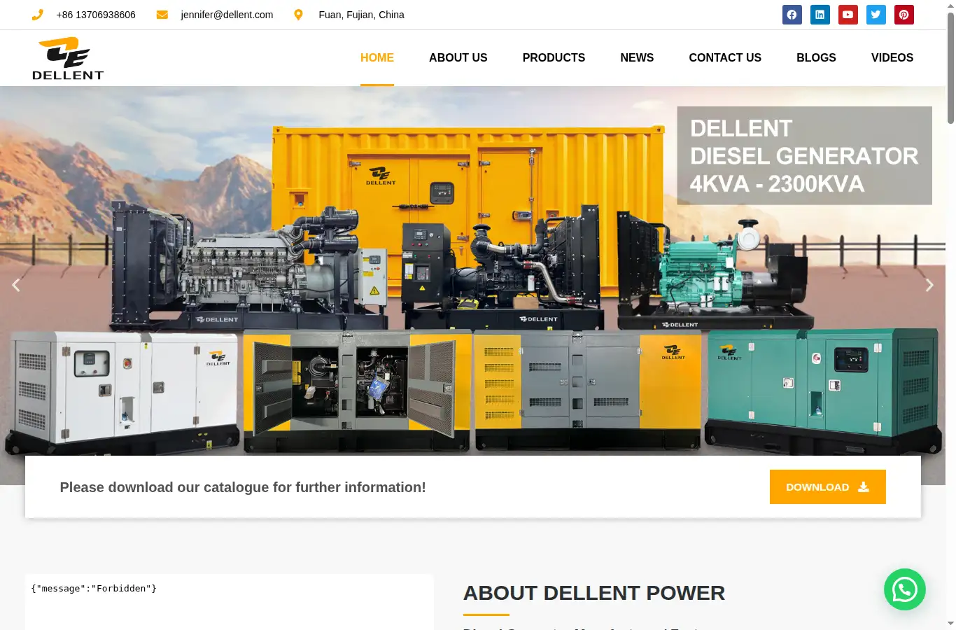 dellent.com homepage screenshot