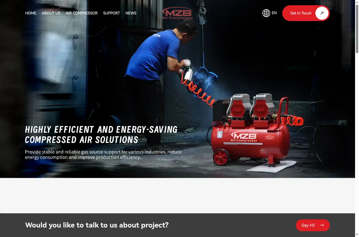 chinamzb.com homepage screenshot