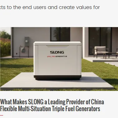 What Makes SLONG a Leading Provider of China Flexible Multi-Situation Triple Fuel Generators