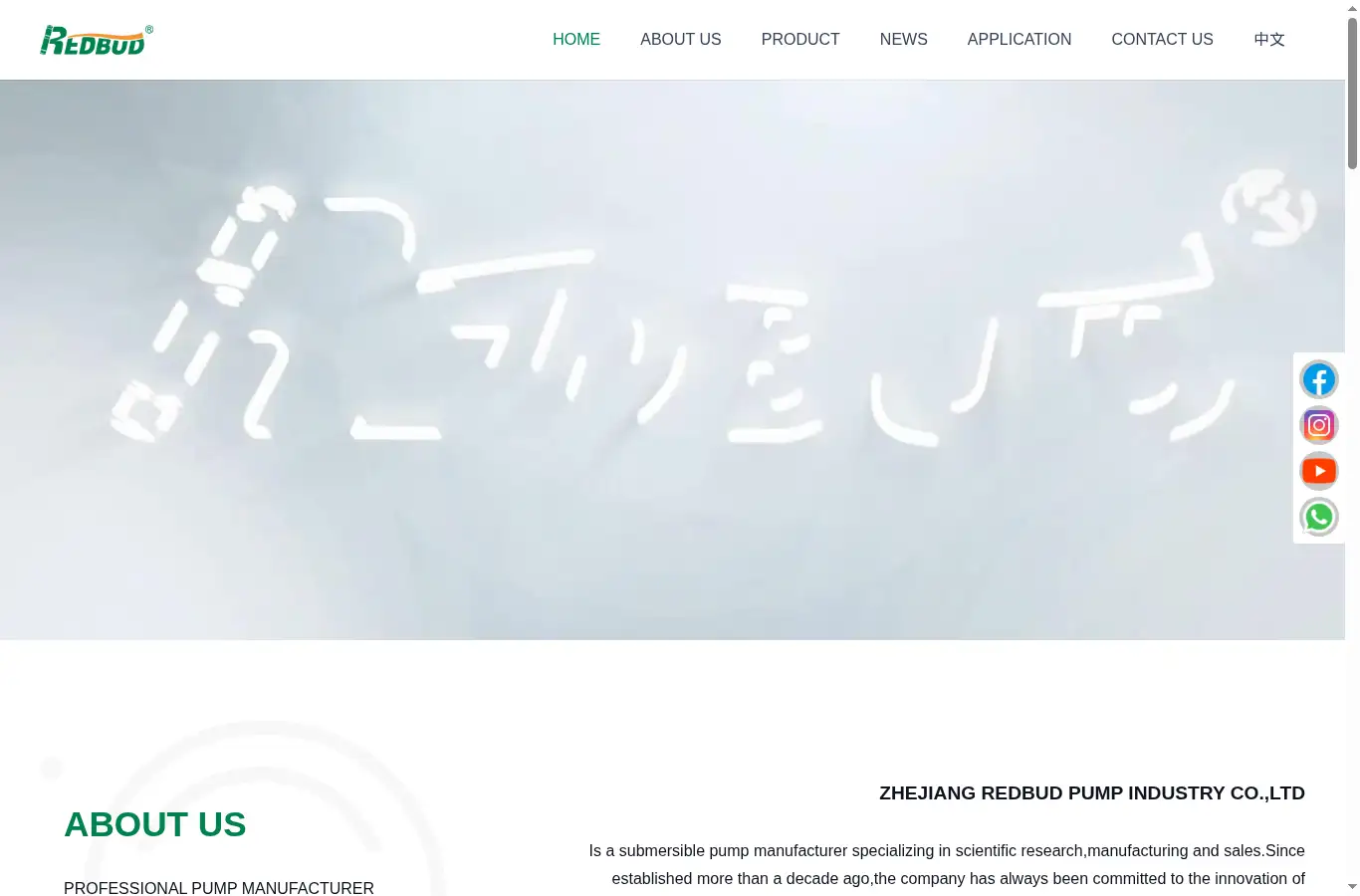 redbudpumps.com homepage screenshot