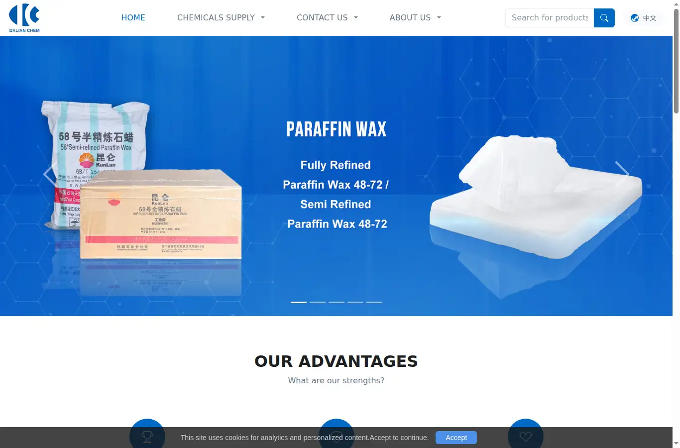 dlchem.com homepage screenshot