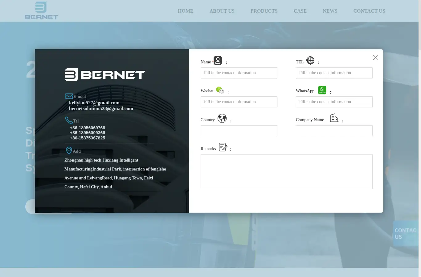 bernetsolution.com homepage screenshot