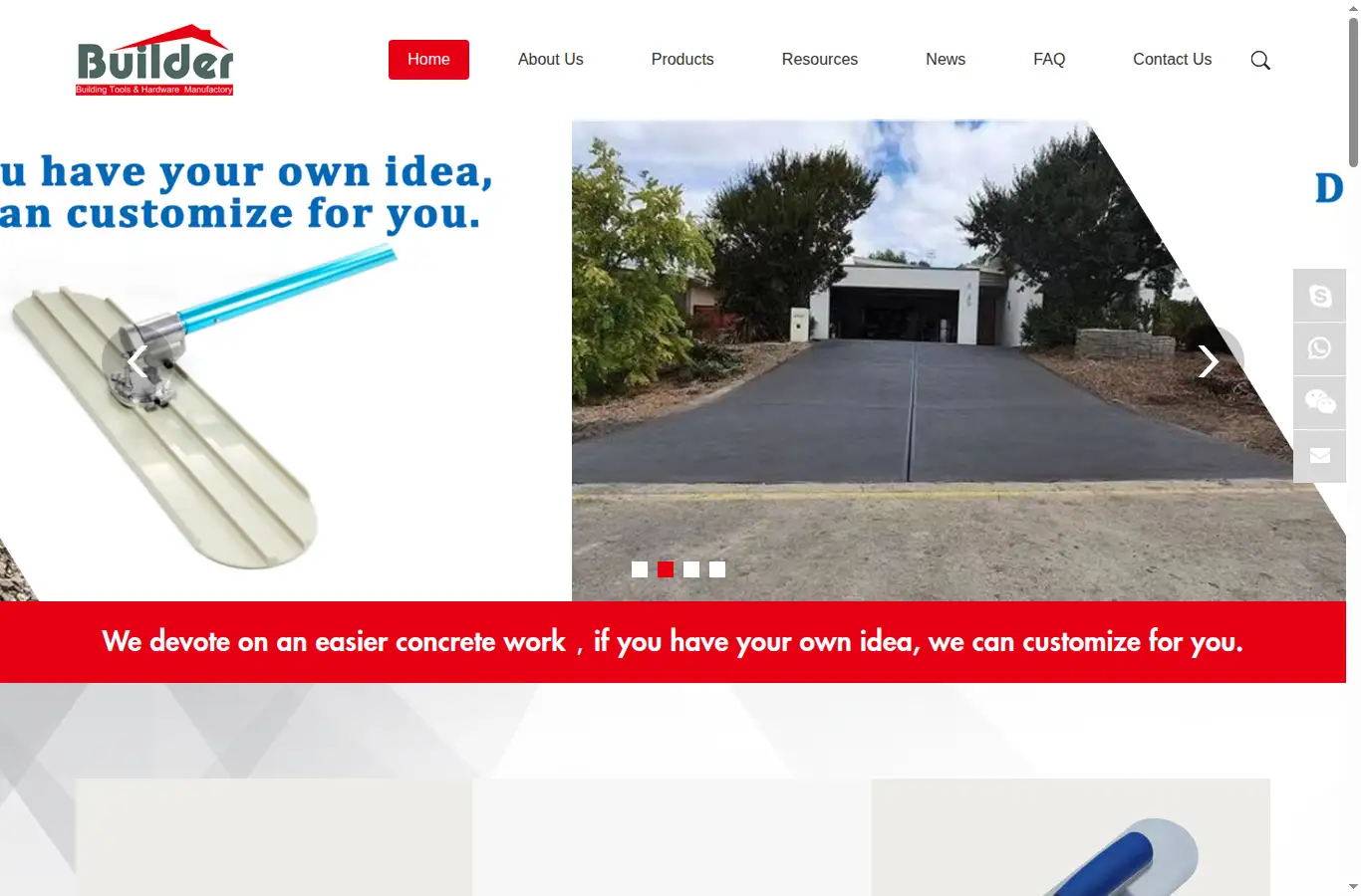 cnbuildertool.com homepage screenshot