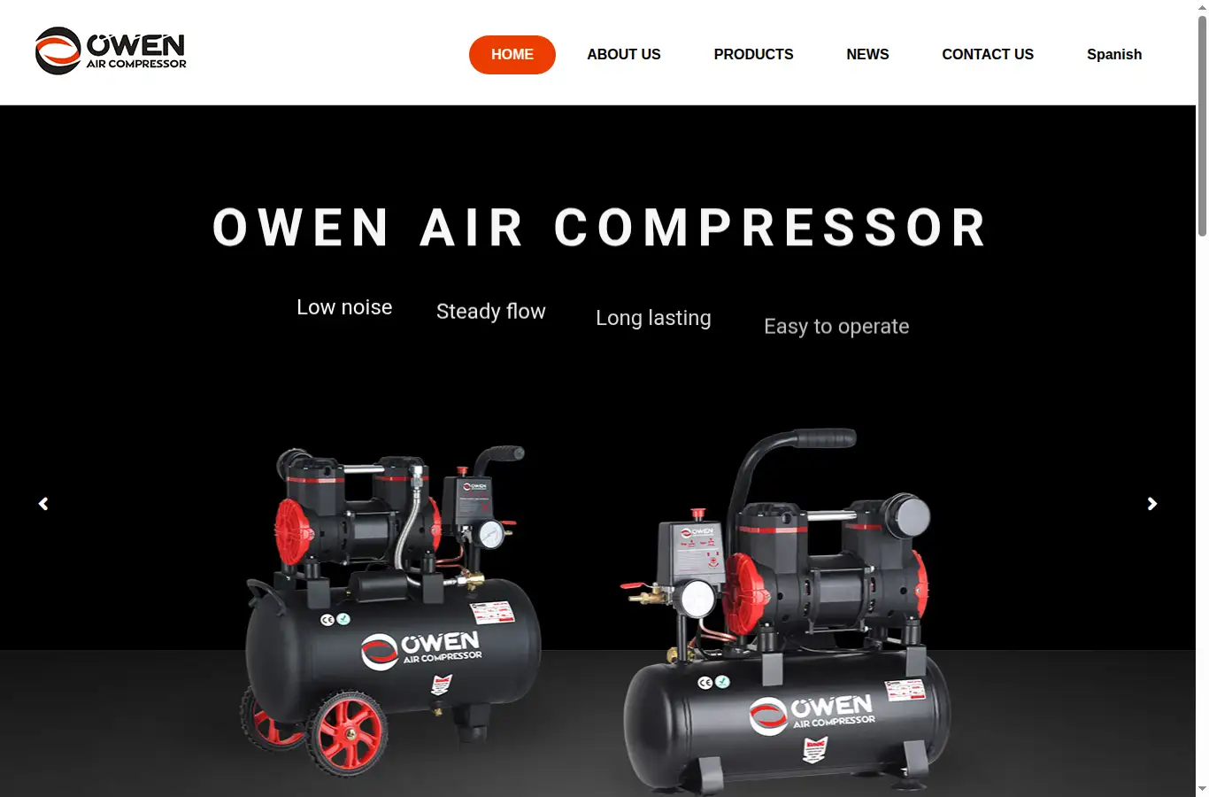 zjowen.com homepage screenshot
