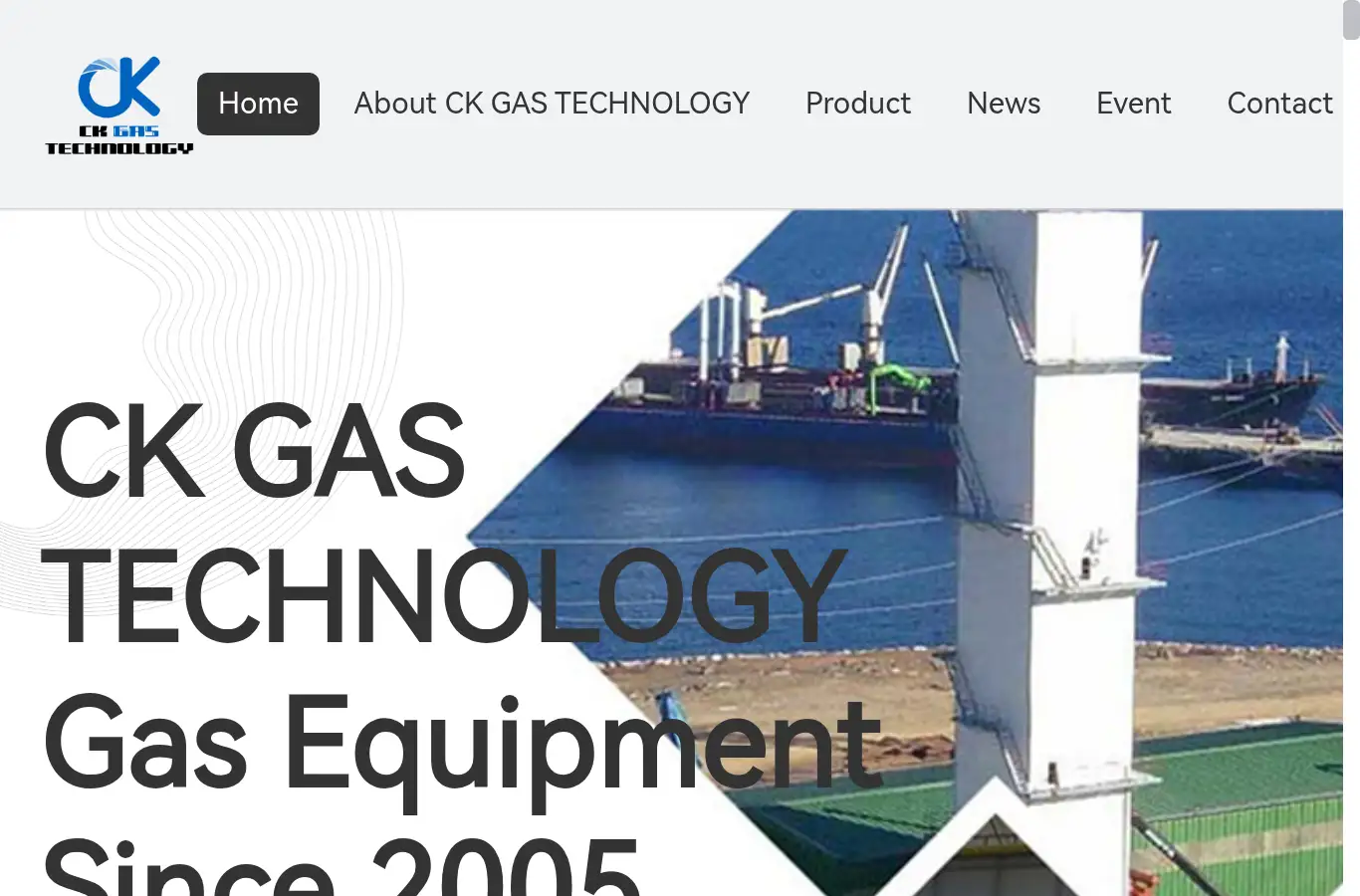 china-gasequipment.com homepage screenshot