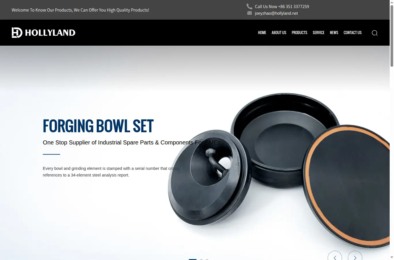 hollyland.net homepage screenshot