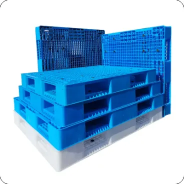 Double-Sided Grid Integrated Plastic Pallet