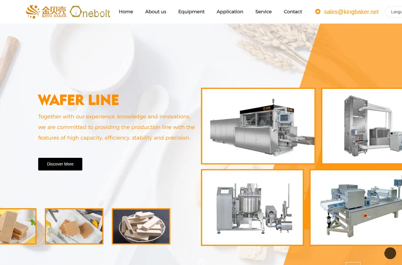 kingbaker.net homepage screenshot