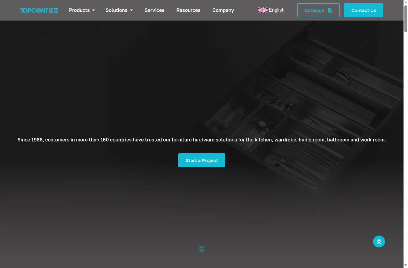 topcent.com homepage screenshot