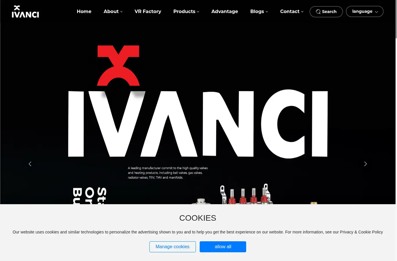 ivanci.com homepage screenshot
