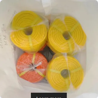 China Manufacturer PE Fishing Trawer Rope With Polyethylene Twisted Rope With Black Color For Fishing Net Size 3/8 Inch
