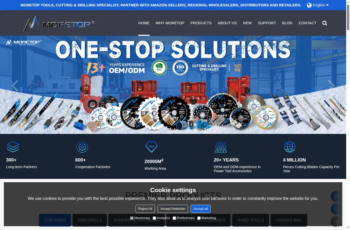 moretoptools.com homepage screenshot