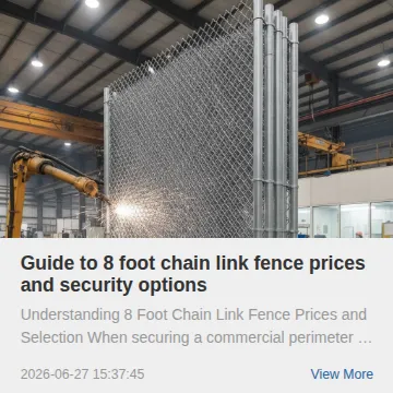 Guide to 8 foot chain link fence prices and security options