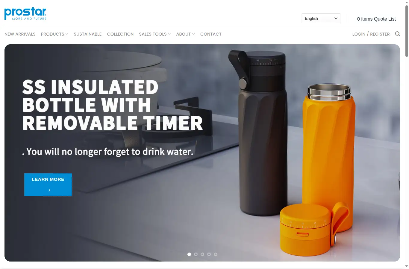 prostargifts.com homepage screenshot