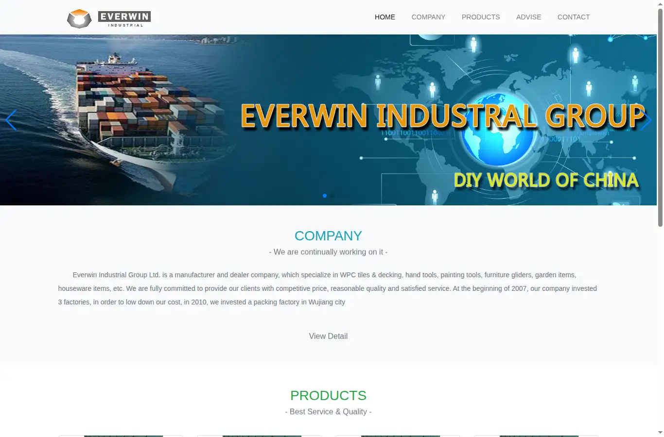 everwintool.com homepage screenshot