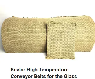 Kevlar High Temperature Conveyor Belts for the Glass Industry – A Smart Alternative to Steel Mesh Belts