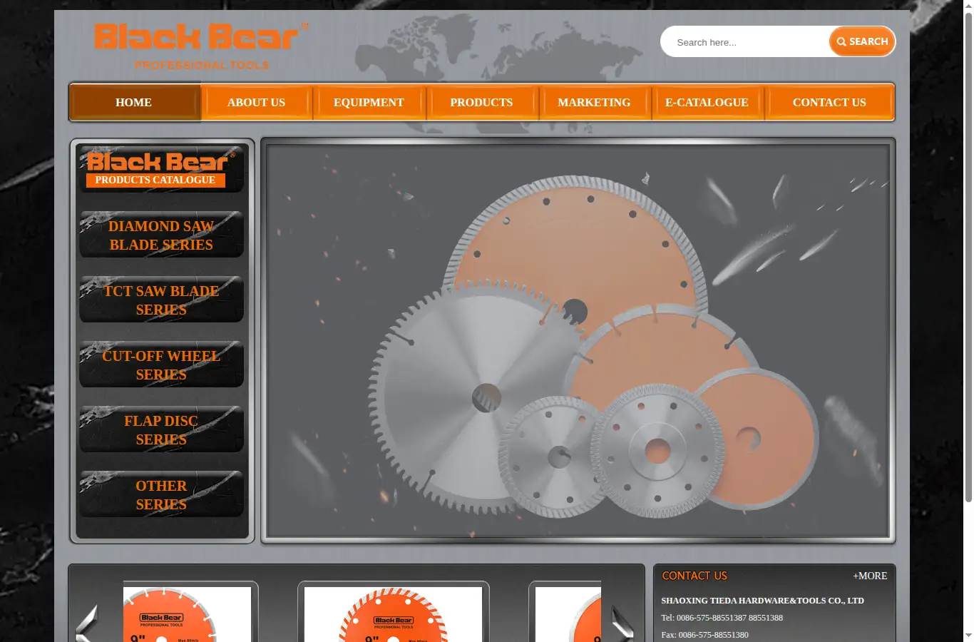 blackbearcutting.com homepage screenshot