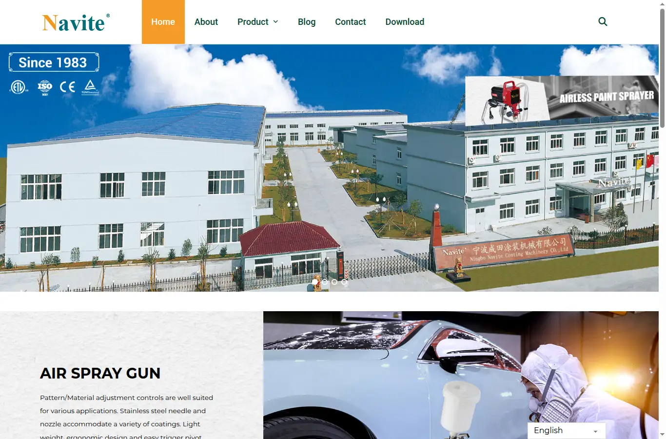 navite.com homepage screenshot
