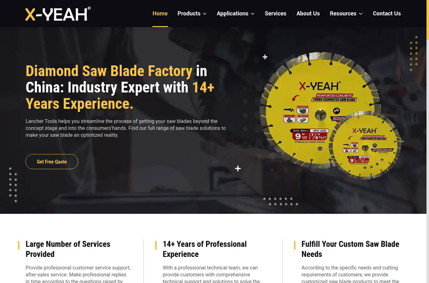 x-yeahtools.com homepage screenshot