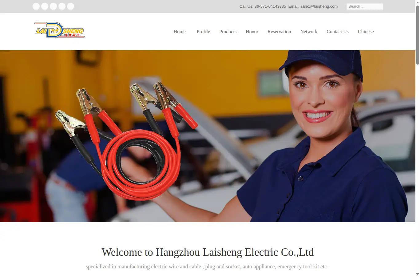 laisheng.com homepage screenshot