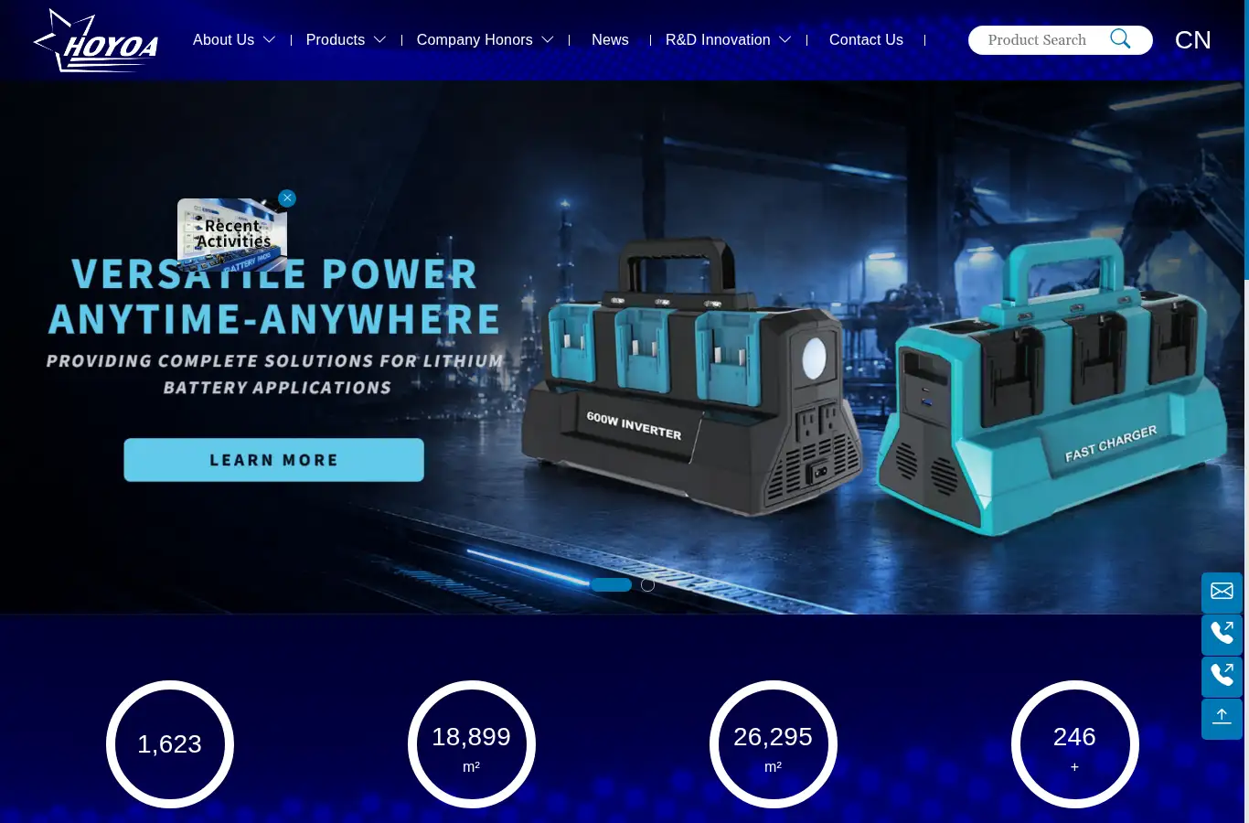 hoyoa.com.cn homepage screenshot