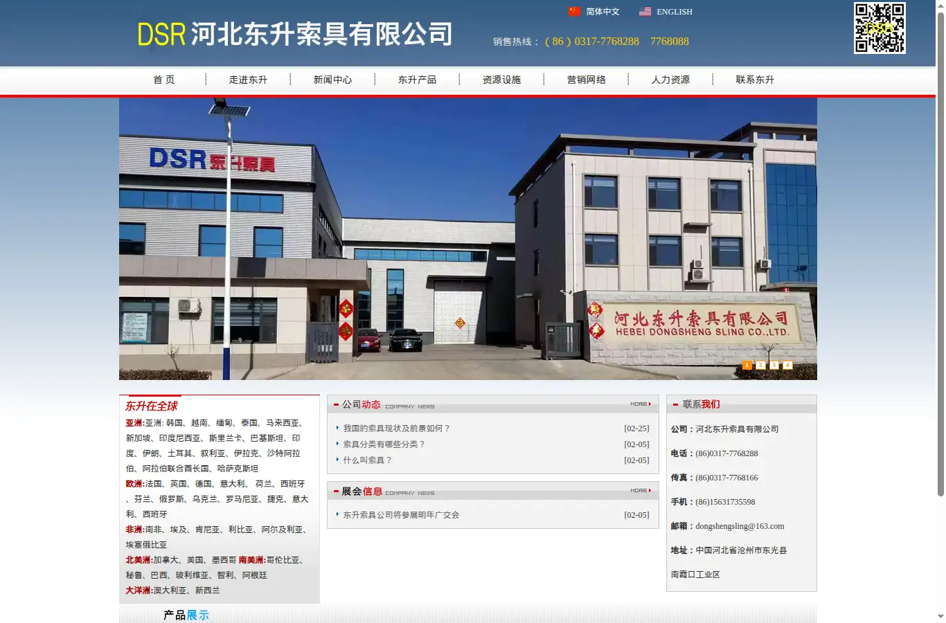 dssling.com homepage screenshot