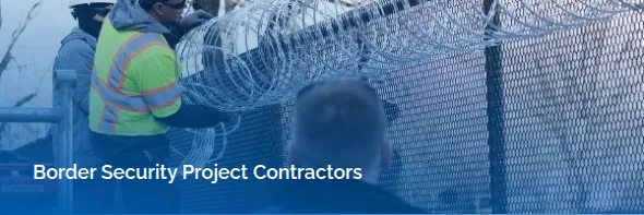 The work operates the machine for razor wire production.