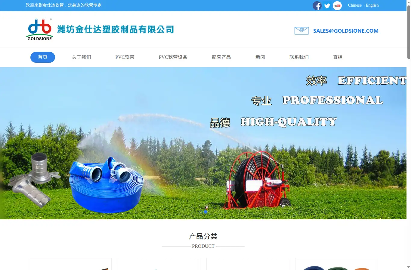 cn.goldsione.com homepage screenshot