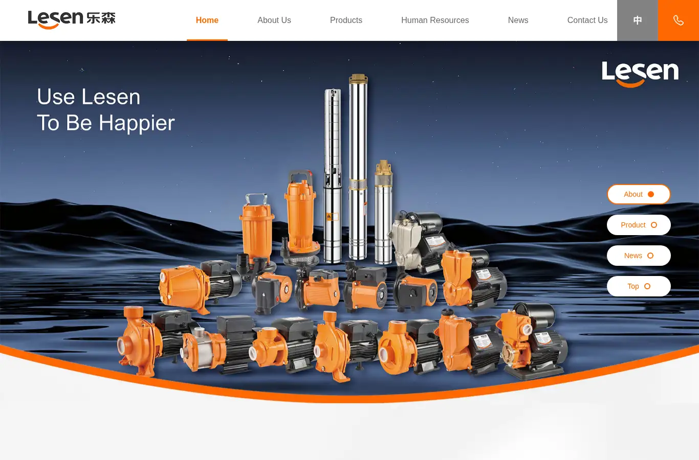 lesen-pump.com homepage screenshot