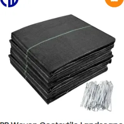 PP Woven Geotextile Landscape Black Weed Control Mat