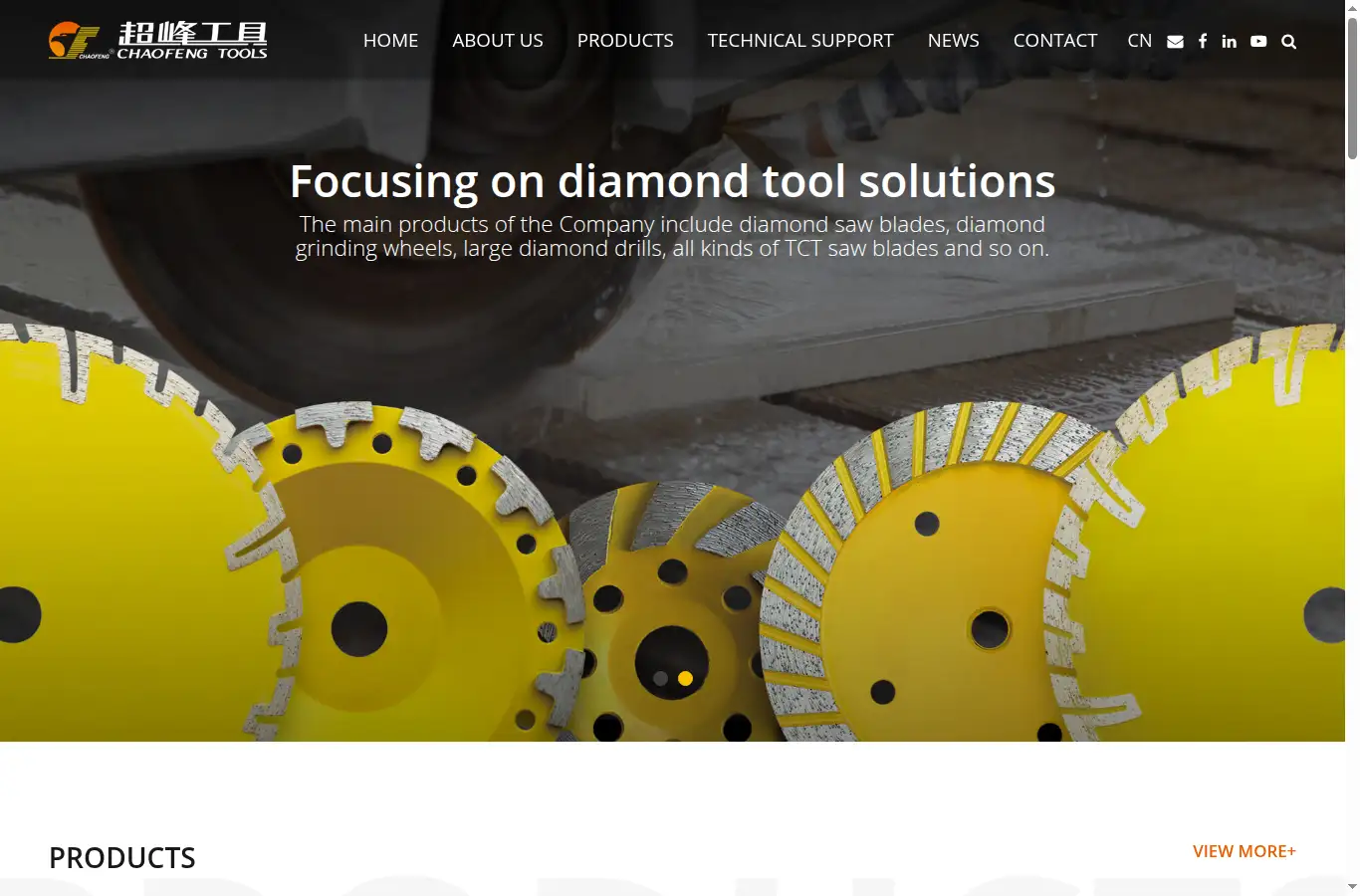 cf-tools.com homepage screenshot