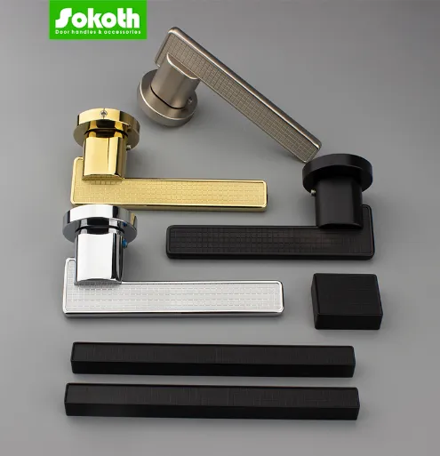 Sokoth zinc alloy luxury door handleSKT-H052